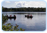 IDEAs Members enjoying a sail on Dunlossit Loch