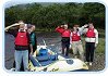 IDEAs members and the Wheelie Boat